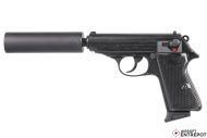 Umarex Walther PPK/S + Silencieux GBB (Noir)