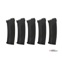 Specna Arms Boîte de 5 Chargeurs S-Mag 175 Bbs Pour AK AEG (Noir)