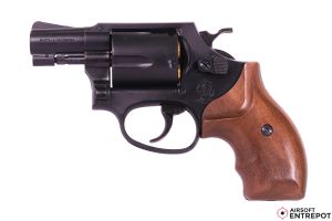 Marushin S&W M36 2inch Wood grip BLACK ABS -