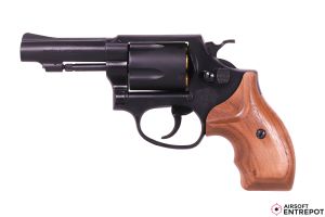 Marushin S&W M36 3inch Wood grip BLACK ABS