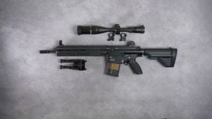Occasion - TOKYO MARUI HK417 Early variant Next Gen (EBBr) + accessoires