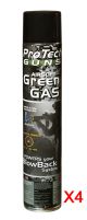 ProTechGuns Green Gas 1000ml (Lot de 4)