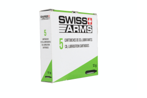SWISS ARMS Boite de 5 cartouches CO2 avec silicone