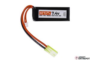 ATM Power Batterie LiPo 7,4V 1300mAh 20C Micro Pack (Tamiya Mini)