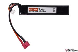 ATM Power Batterie LiPo 7,4V 1100mAh 20C Mini Stick (Deans Large)