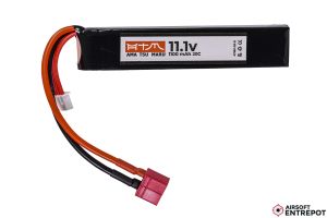 ATM Power Batterie LiPo 11,1V 1100mAh 20C Mini Stick (Deans Large)