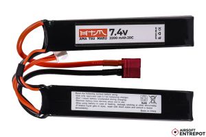 ATM Power Batterie LiPo 7,4V 2200mAh 20C Sopmod (Deans Large)