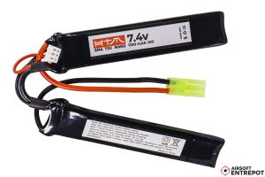 ATM Power Batterie LiPo 7,4V 1100mAh 20C Sopmod Fine (Tamiya Mini)