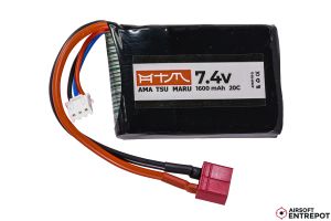 ATM Power Batterie LiPo 7,4V 1600mAh 20C Peq-15 (Deans Large)