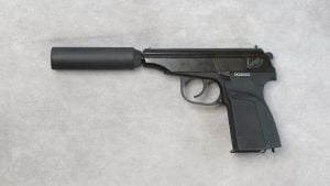 Occasion - WE Makarov PMM GBB (Noir) + silencieux