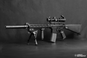 CUSTOM Cyma M4 SPR AEG (CM072 / Noir)