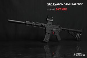 Occasion - VFC Avalon Samurai Edge CQB (noir) Upgrade