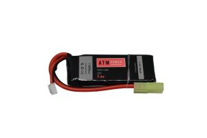 ATM Power Batterie LiPo 7,4V 1300mAh 20C Micro Pack (Tamiya Mini) -
