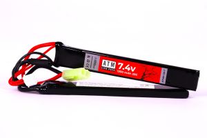 ATM Power Batterie LiPo 7.4V 1300mAh 20C Sopmod (Tamiya Mini) -