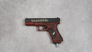 Occasion- WE17 Gen.5 édition limitée Deadpool by AAC Upgrade + 4 Chargeurs HPA