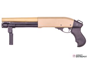 Golden Eagle Fusil à Pompe M870 Gaz (M8876 / Tan)