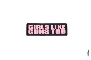 Patch PVC Girls Like Guns Too