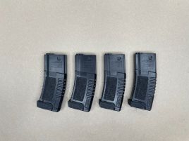 Occasion- Lot de 4 Chargeur M4 AEG Mid-Cap 140BBs (Noir) Amoeba