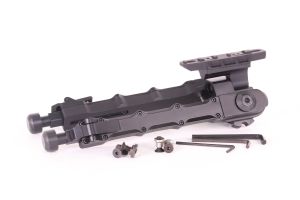 JJ Airsoft Bipied Accutac SR-5 KeyMod / M-LOK (Noir)