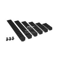 JJ Airsoft Set de 6 Rails M-Lok Polymer (Black)
