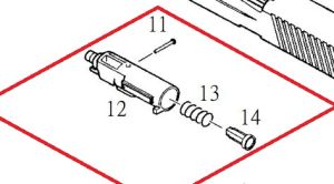 KJW Nozzle Complet pour KP01 -