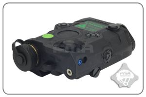 FMA PEQ-15 LED + Laser Vert (Noir)