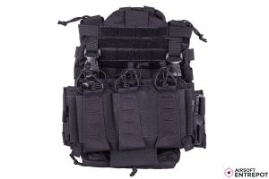 Gilet tactique OTV avec systeme MOLLE - Noir - GFC - Heritage Airsoft