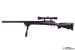 Snow Wolf M24 Military version Snow Wolf Spring AIRSOFT GUN WITH SCOPE AND BIPOD (Black)