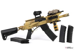 CUSTOM Tokyo Marui SAIGA-12 SBS GBB + kit AirTac HPA