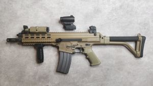Occasion - VFC / Socom Gear XCR-L AEG (Tan) + accessoires