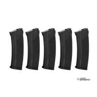 Specna Arms Boîte de 5 Chargeurs S-Mag 175 Bbs Pour AK AEG (Noir)