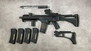 Occasion - Tokyo Marui G36C Plus AEG (Noir) Upgrade + accessoires