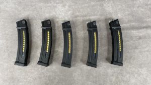 Chargeurs MP5 Cyma Polymère 130 Billes – Lot de 5 (Occasion)