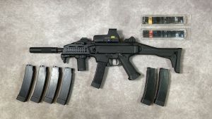 Occasion - ASG CZ Scorpion EVO 3 A1 AEG (Noir) + accessoires