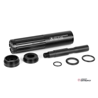 Airsoftpro Silencieux CNC VIPER™ 180 x 40mmAvecExtension De Canon