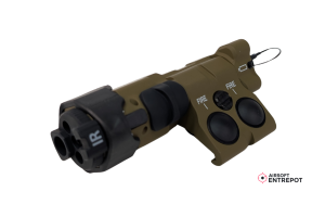 Wosport MAWL-C1 Lampe + Laser Rouge (Tan)