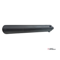 Silencieux HEL E4A Aluminium [-14 mm, filetage antihoraire] [BLK]