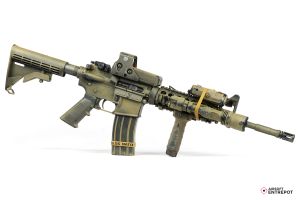 CUSTOM Tokyo Marui M4A1 MWS GBBR - Paintjob Battle Ready