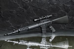 CUSTOM D-Boys MK12 SPR Mod 1 Full Metal AEG (Noir)