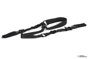Wo Sport Sangle 2 Points Américaine (Noir)