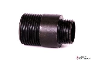 Slong Adaptateur Silencieux Acier 11mm CW vers 14mm CCW (Noir)