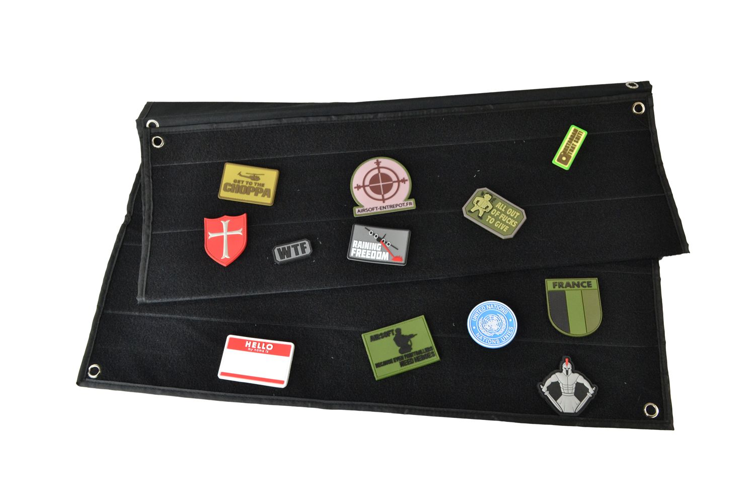 Panneau velcro de plaque de support de patch militaire tactique, emballage