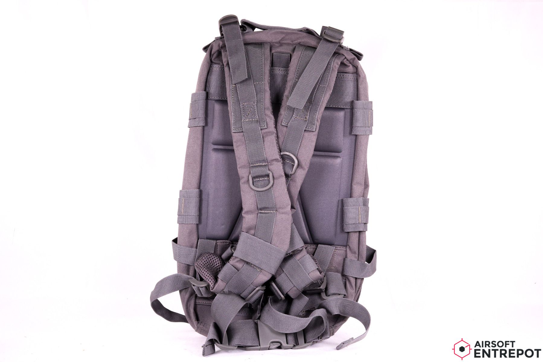 Airsoft Swiss Arms Sac dos velcro Gris
